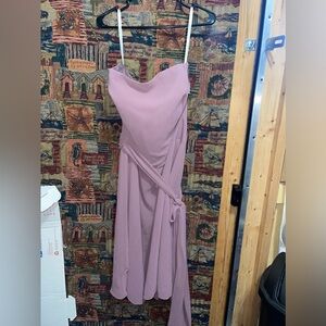 Ladies Plus Size Formal mauve in color, strapless by After Six size 20